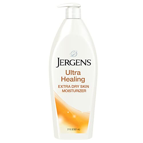 Jergens Ultra Healing Dry Skin Moisturizer, Body and Hand Lotion & Hand and Body Lotion, Pure Shea Butter Deep Conditioning Body Moisturizer, Dermatologist Tested, 26.5 oz