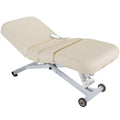 EarthLite Ellora Electric Lift Massage Table 32x73 Vanilla Crème with Manual Tilt - USA Made