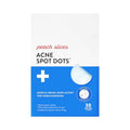 Peach Slices Acne Spot Dots 30 Count - Hydrocolloid Pimple Patches for Face, 3 Sizes