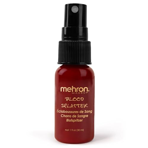 Mehron Blood Splatter Spray | Professional Fake Blood FX 1 fl oz