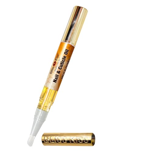 Bliss Kiss Simply Pure Cuticle Oil Pen - Milk & Honey Jojoba Formula