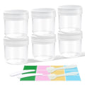 DEMORA 1 oz Travel Containers with Lids, 6-Pack TSA Approved