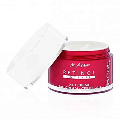 M. Asam RETINOL 24h Cream - Face Cream against wrinkles, anti-aging face moisturizer with retinol, day cream & night cream stimulating collagen production, facial care for all skin types, 1.69 Fl Oz