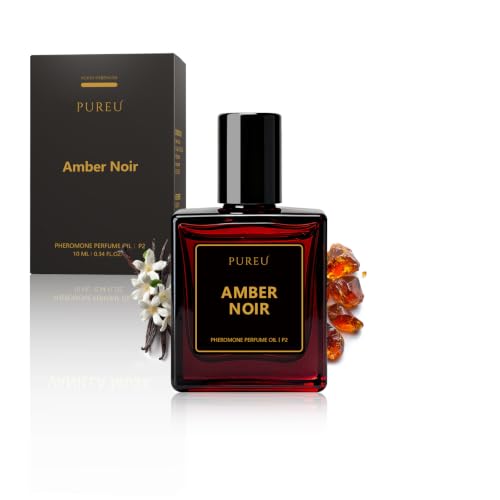 PUREU Amber Noir Pheromone Perfume for Women - 10ml Roll-On