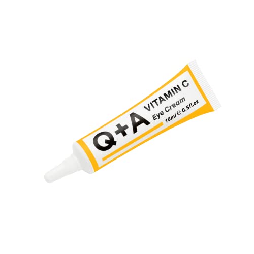Q+A Eye Cream, a blend of Cherry Extract, and Glycogen, to reinvigorate delicate skin, delivering an essential hit of moisture, 15ml