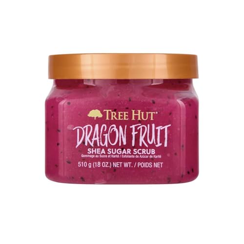 Tree Hut Dragon Fruit Body Scrub 18 oz | Exfoliating Sugar Scrub