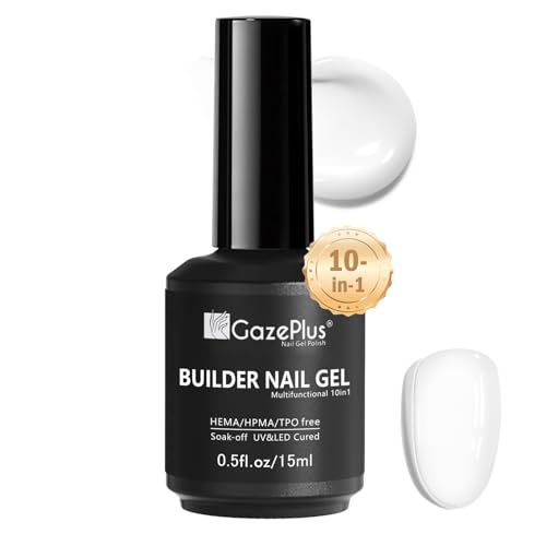 Builder Nail Gel - 15ml Nail Extension & Strengthening Gel for Salon-Quality Manicures