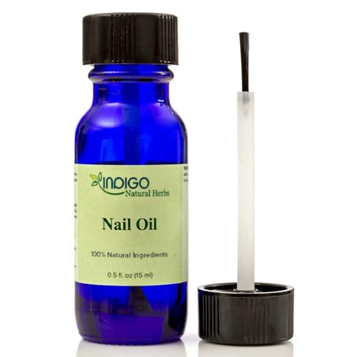 Indigo Natural Herbs Nail Oil - 100% Natural Nail Strengthener (30 ml)