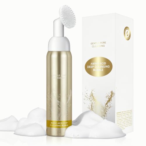 KOGEEYY Foaming Face Wash - Deep Cleansing Facial Cleanser with Brush