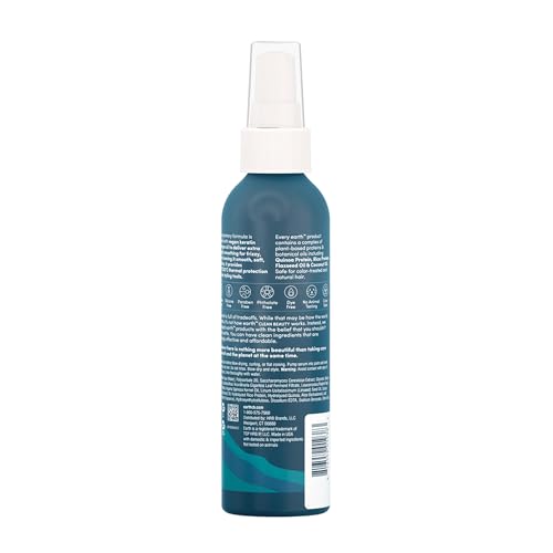 Earth Anti-Frizz Hair Serum with Argan & Vegan Keratin - Lightweight Thermal Protectant - 6 oz