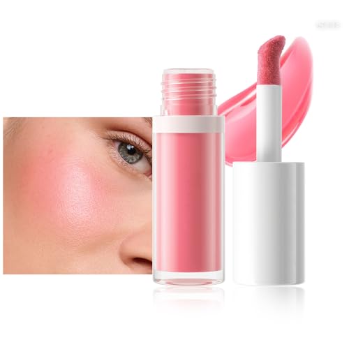 Mekuel Berry Pink Liquid Blush for Cheeks, Lips & Eyes - Long-lasting Makeup