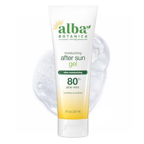 Alba Botanica 80% Aloe Vera After Sun Gel, 8 fl oz