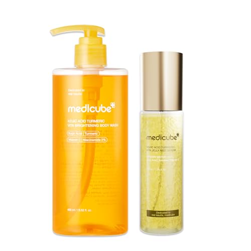 medicube Eye Jelly Serum & Eye Cream Duo: Kojic Acid Brightening Eye Gel Serum and PDRN Eye Serum | Brightening, Firmer-Looking Skin for Dull, Uneven Skin | Korean Skincare, Valentines Day Gifts