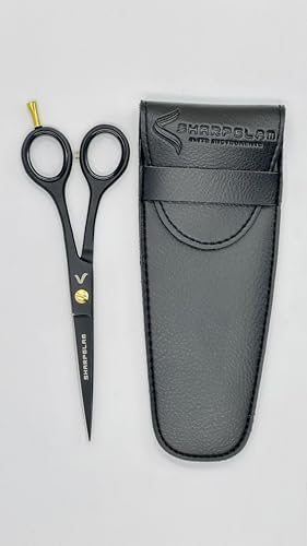 6.5 Inch Serrated Hair Cutting Scissors - Professional Barber Shears