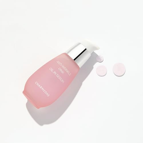 CHARMZONE Anti-Wrinkle Pink Oil-In Serum ? Hydrating & Firming Korean Skincare | Face Serum with Bulgarian Damask Rose & Plant-Based Oils for Soothing & Moisturizing Dry, Sensitive Skin (1.01 fl oz)