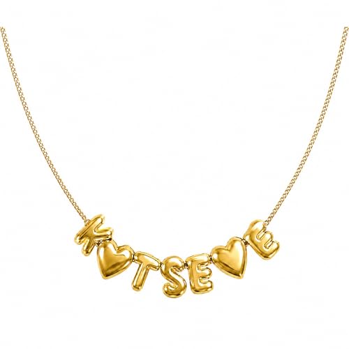 KATSEYE K-Pop Necklace, 18K Gold Plated Charm Jewelry