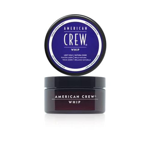 American Crew Men's Whip Styling Cream (OLD VERSION), Like Hair Gel with Light Hold with Natural Shine, 3 Oz (Pack of 1)
