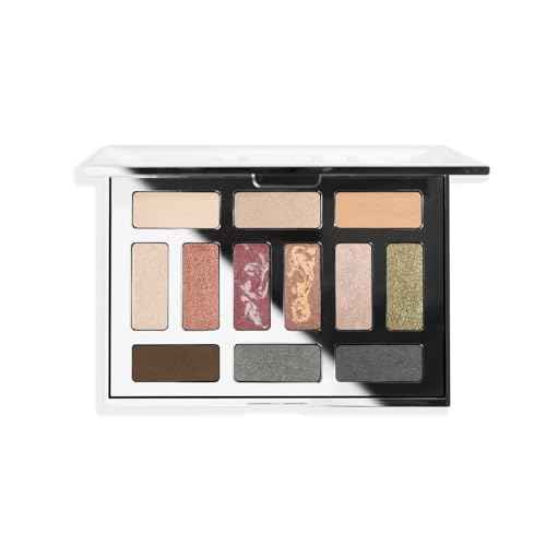 OFIR Shimmer 12-Shade Eyeshadow Palette | Buildable Pigment Adds Depth | Talc Free Eye Shadow Palette Makeup | Lightweight Powder Enhances Radiant Looks (Earthy Tones)