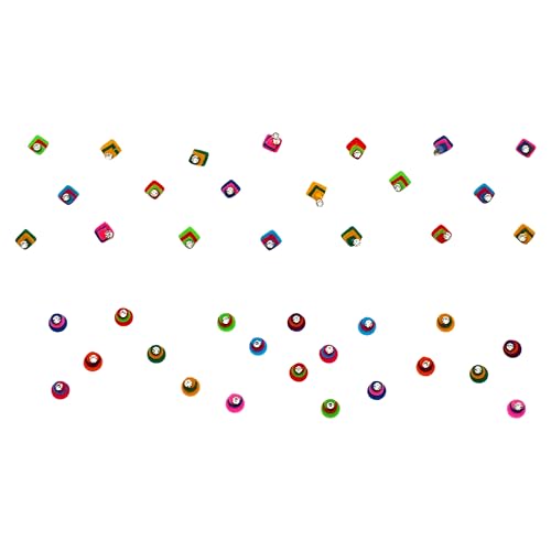 Bindi Crystal Rhinestone Stickers Pack of 6 - Multicolor Forehead Jewels