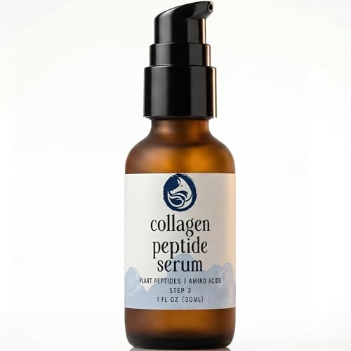 Peptide Collagen Serum 1 oz ? Gentle Anti-Aging Hydrating Serum for Sensitive to Dry Skin | Reduces Wrinkles | Firms & Plumps | Supports Smooth, Firm Complexion | Made in USA