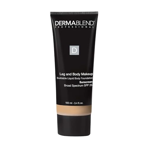 Dermablend Body Makeup Foundation SPF 25, 20N, 3.4 Fl Oz - Skin-Friendly, Vegan