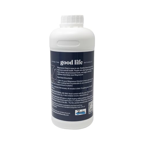 Pure Zechstein Magnesium Chloride Liquid Bath & Foot Soak - 32 oz
