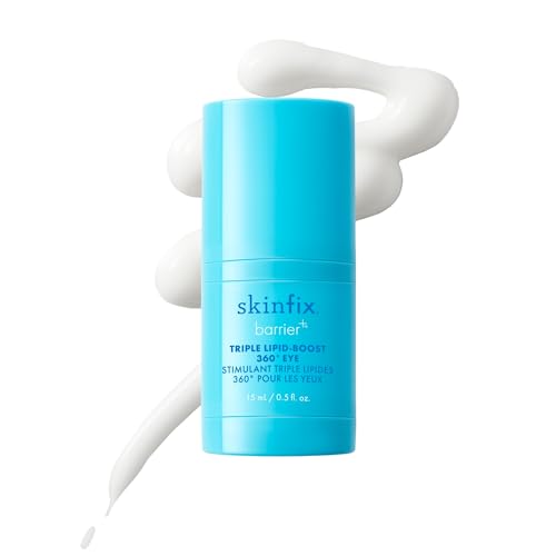 Skinfix Triple Lipid-Boost 360 Eye - 0.5 fl oz - Visibly Smooths Undereye Wrinkles & Crow¡¯s Feet Lines with Hyaluronic Acid - Non-Comedogenic - Vegan, Cruelty Free - Founded in Canada