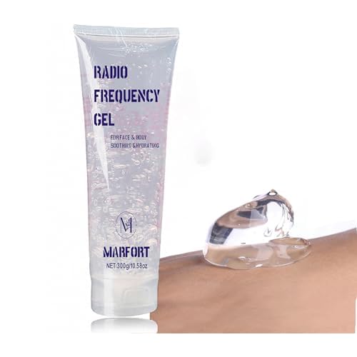 Cooling & Lubrication Gel Combination with Hair Removal and Beauty Facial Machine or Microcurrent Face for Women Men in Face or Body
