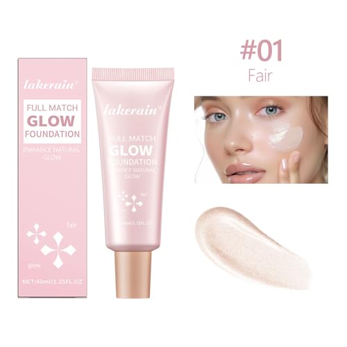 BANGFENG Natural Glow Illuminator Glotion #1 Fair 1.35 Fl Oz Hydrating Makeup Highlighter