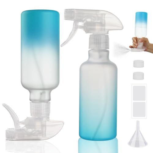 12oz Refillable Spray Bottles 2-Pack with Adjustable Nozzle