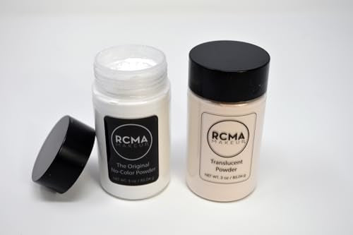 RCMA Translucent Loose Powder - No Flashback Setting Powder, 3oz