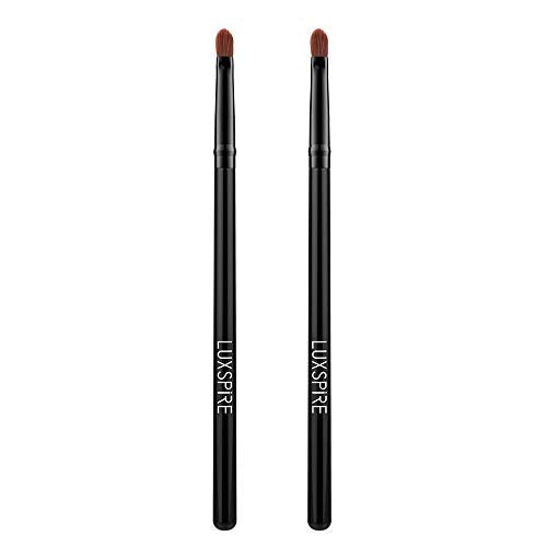Lip Brush Concealer Brush 2 Pieces - Black Lip Makeup & Eye Shadow Tool