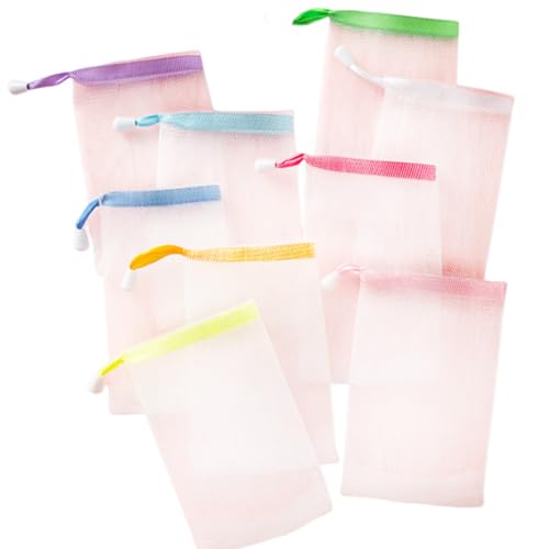 20Pc Exfoliating Mesh Soap Pouches with Drawstring