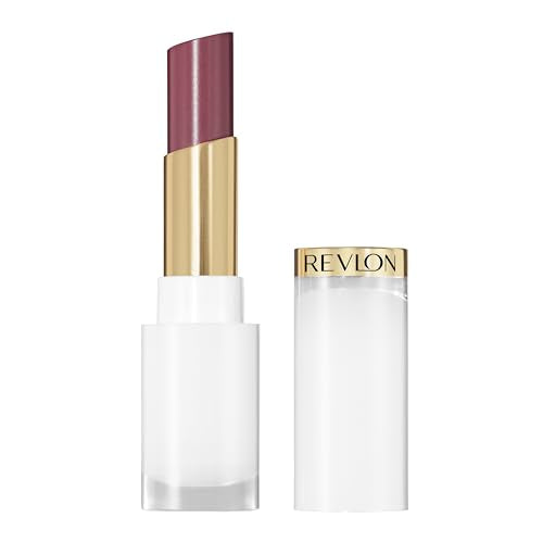 REVLON Super Lustrous Glass Shine Lip Balm - Hydrating Glossy Color, 007 Glazed Mauve