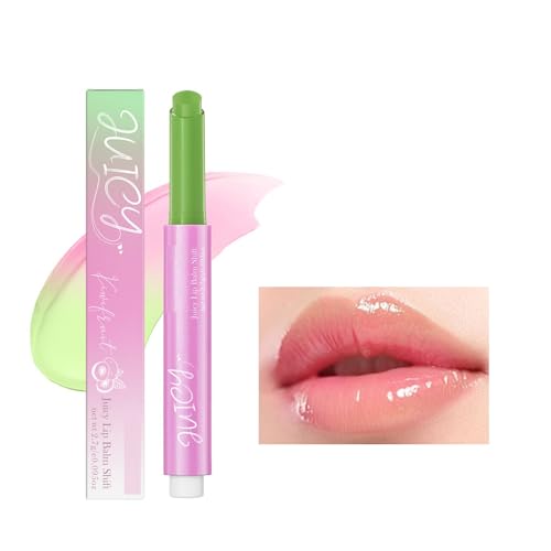 MAEPEOR Tinted Lip Balm 6 Colors Moisturizing Lip Balm Hydrating Changing Lip Gloss for Lip Care and Dry Lip (01 Rose)