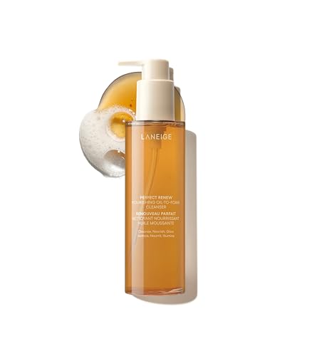 LANEIGE Perfect Renew Oil-to-Foam Cleanser - Anti-Aging Face Wash