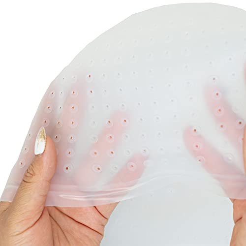 Pre-Punched Silicone Hair Highlight Cap Set with Hook & Brushes