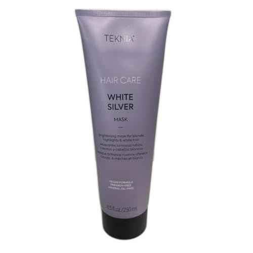 LAKM? Teknia White Silver Hair Mask, Brightening Hair Mask for Blondes & Bleached Hair, 8.5 Fl Oz