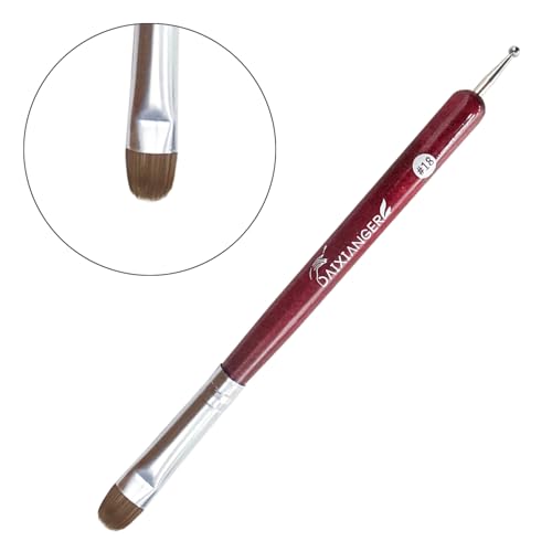 6Pcs French Tip Brush Set with Dotting Pens | Dual-Ended Nail Art