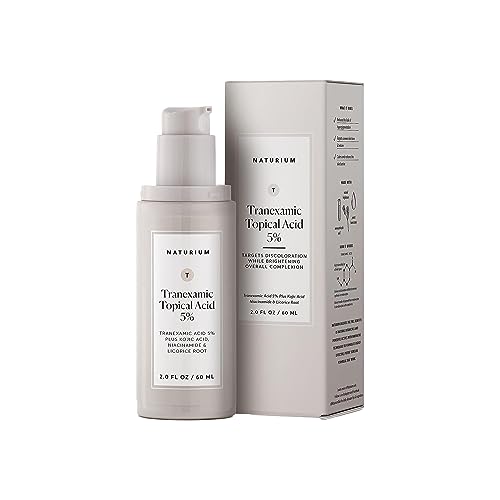 Naturium Tranexamic Topical Acid 5% Jumbo, Face & Skin Care with Kojic Acid, Niacinamide & Licorice Root, 2 oz