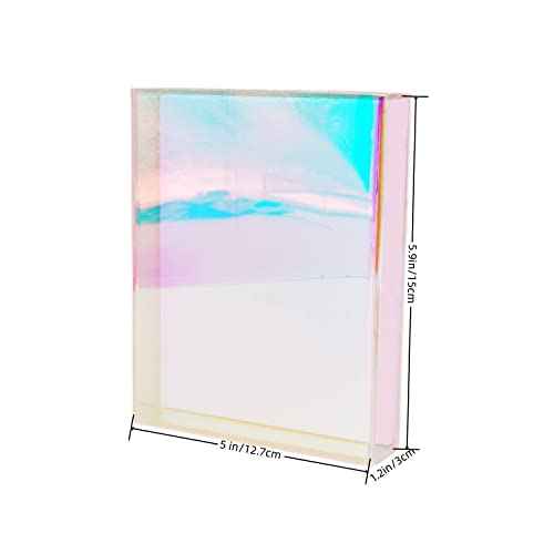 Eyelash Grafting Pallet with Cover, Dust-proof Acrylic Lash Tile holder, Dazzling Eyelash Extensions Storage Gasket Pads for Beauty Artist Salon (Dazzling L)