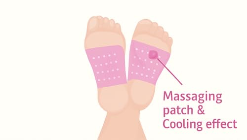 Foot Cooling Acupressure Patch - Pack of 2 Gel Sheets