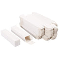 50 White Lip Gloss Boxes 21x21x121mm | Kraft Cosmetic Packaging