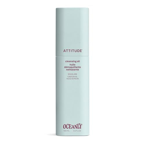 ATTITUDE Cleansing Oil | EWG Verified Makeup Remover, 3.4 fl oz