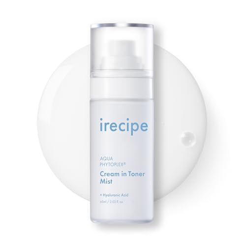 Aqua Phytoplex Cream in Toner Mist Long Lasting Deep Hydration, All-in-One Facial Mist for All Skin Type Unscented Clean Beauty, Vegan, Cruelty Free, Korean Skincare (60ml / 2.02 oz)