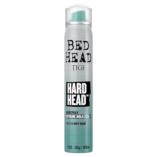 TIGI Bed Head Hard Head Hairspray - Travel Size, Extra Strong Hold