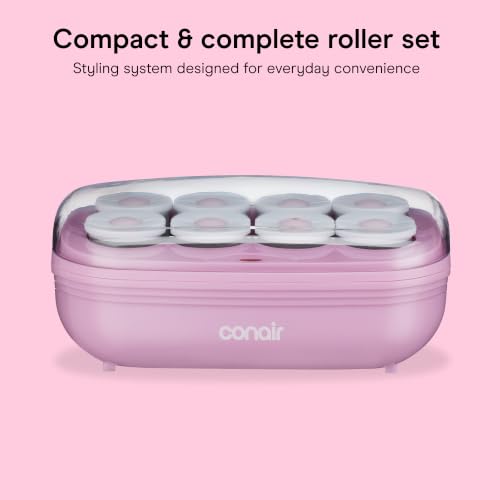 Conair Jumbo Hot Rollers - 2-Inch Ceramic Flocked, 8-Piece Set