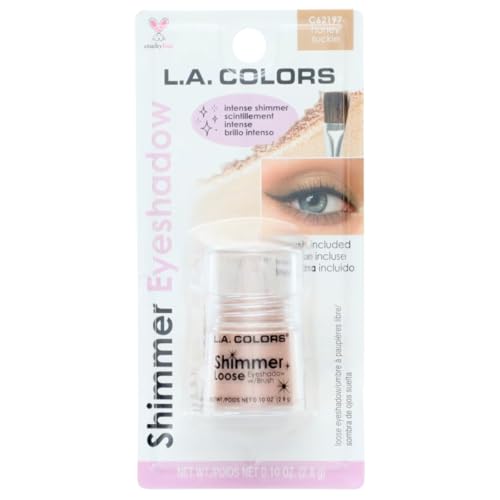 L.A. COLORS Shimmer Eyeshadow Honey Suckle 0.10 Oz