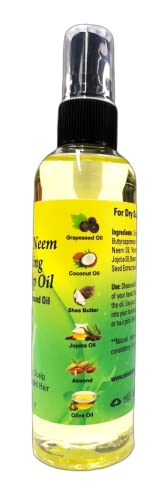 Turmeric & Neem Moisturizing Hair & Scalp Oil with Jojoba & Almond Oil
