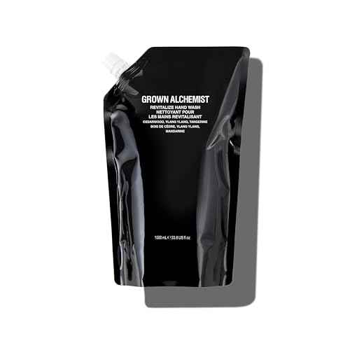 Grown Alchemist Revitalize Hand Wash Refill ? Natural Liquid Hand Soap with Ylang Ylang, Tangerine & Cedarwood ? Gentle, Hydrating Kitchen & Bathroom Soap, Botanical Cleanser for Sensitive Skin, 1L